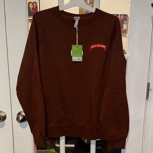 Women’s Brown Crewneck Sweater